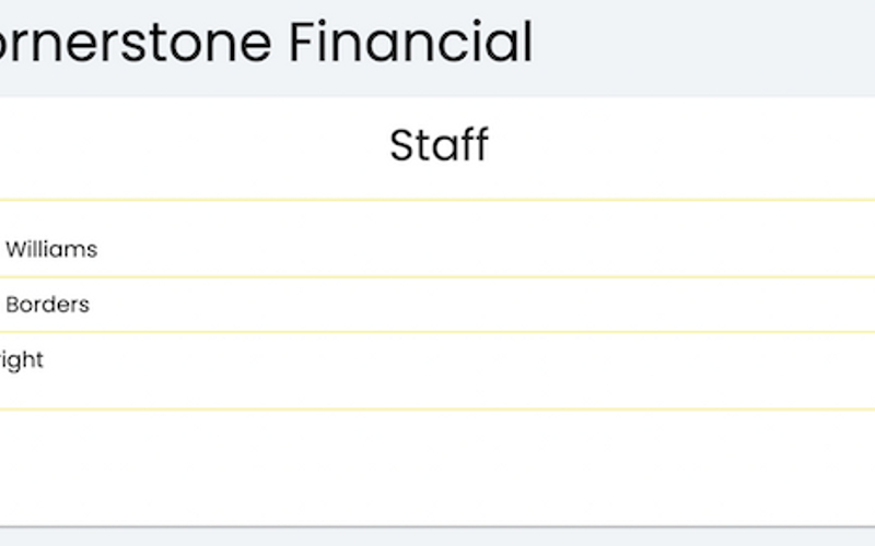 staff booking options